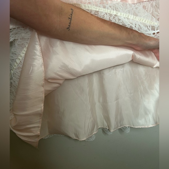 Vintage Gunne Sax x Jessica McClintock Drop Waist 80’s Lace Long Sleeve Dress 10 - Picture 12 of 13